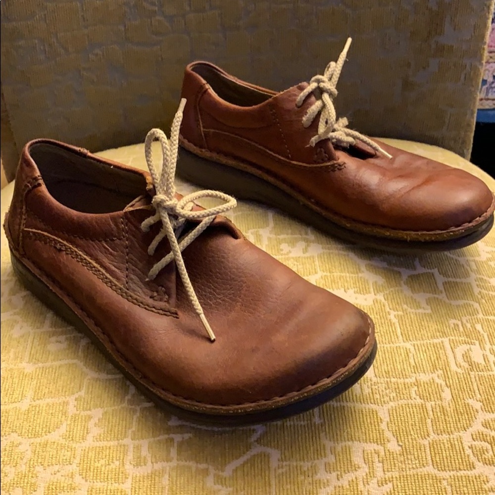 Birkenstock Corvallis brown leather oxfords 7-7.5
